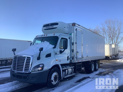 2016 Freightliner Cascadia 113 6x4 Gekoelde Vrachtwagen