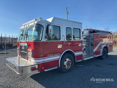 2009 Spartan 4x2 Crew Cab Fire Truck