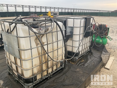 Quantity of (3) 330 gal Skid Mounted Poly Fuel Tank