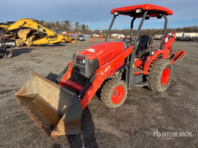 2019 Kubota L47 4WD Backhoe Utility Tractor