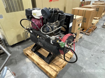 18 cfm Skid-Mounted 30 gal Compressore