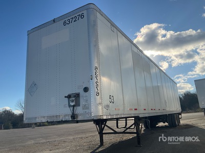 2007 Wabash DVCVHPC 53 ft x 102 in T/A Van Trailer