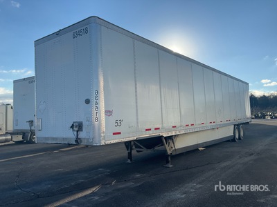2015 Wabash DVCVHPC 53 ft x 102 in T/A Van Trailer