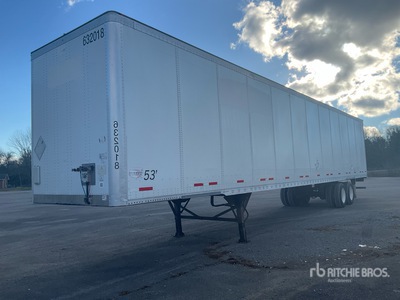 2012 Wabash DVCVHPC 53 ft x 102 in T/A Van Trailer