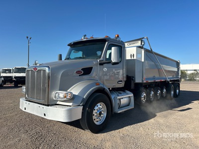 2024 Peterbilt 567 14x4 Simple 18 Five Axle Dump Truck