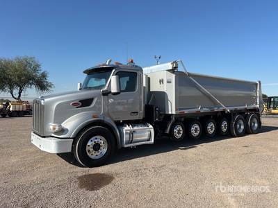 2024 Peterbilt 567 14x4 Simple 18 Five Axle Dump Truck
