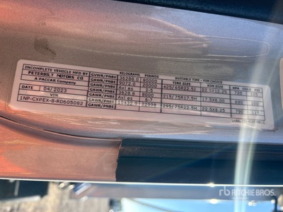 2024 Peterbilt 567 14x4 Simple 18 Five Axle Dump Truck