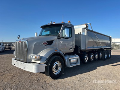 2024 Peterbilt 567 14x4 Simple 18 Five Axle Dump Truck