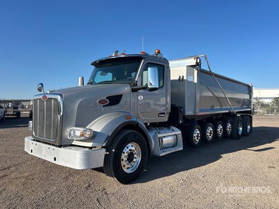 2024 Peterbilt 567 14x4 Simple 18 Six Axle Dump Truck