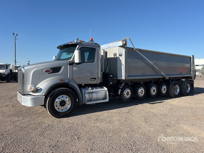 2024 Peterbilt 567 14x4 Simple 18 Five Axle Dump Truck