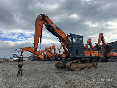 2022 Doosan DX380LL-5 Heel Boom Log Loader