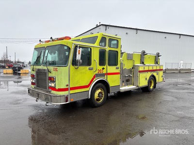 1992 Spartan Gladiator 4x2 Crew Cab Fire Truck