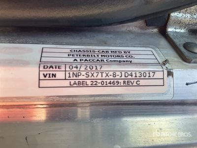 2017 National NTC55128 55 ton Straight Boom on 2018 Peterbilt 365 8x6 Boom Truck