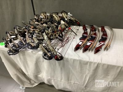 (7) PSE Archery Brute Bows & (3) PSE Archery Heritage Bows