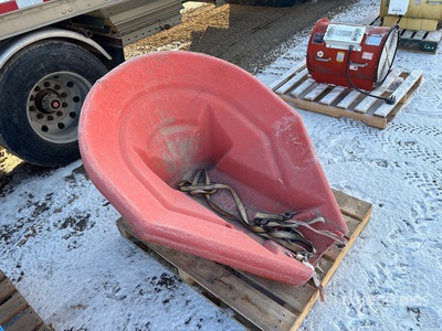 Quantity of (3) 10 in Auger Poly Hopper