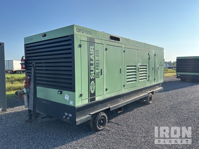 2019 Sullair OFD1550AFDWQ-CU 1550 cfm Mobile Compresor de aire