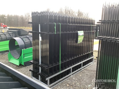 Quantity of 10 ft x 7 ft Wrought Iron Clôture de site (Unused)