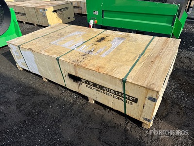 MSC2030F 20 ft 0 in x 30 ft 0 in All-Steel Carport