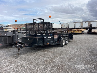 2011 Marksman LSET80X14-70 14 ft T/A Trailer utilitario