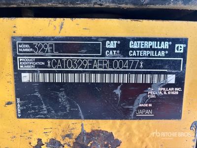 2015 Cat 329F L Rupsgraafmachine