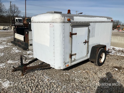 1994 United Expressline Air Handling S/A Enclosed 10' Air Handling/Blower Trailer Varios remolque