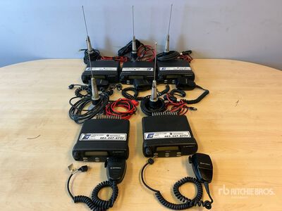 Quantity of (5) Motorola CDM1250 Truck Radio's