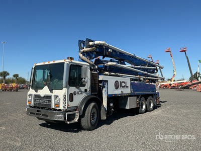 Putzmeister on 2012 Mack MRU613 6x4 Concrete Pump Truck