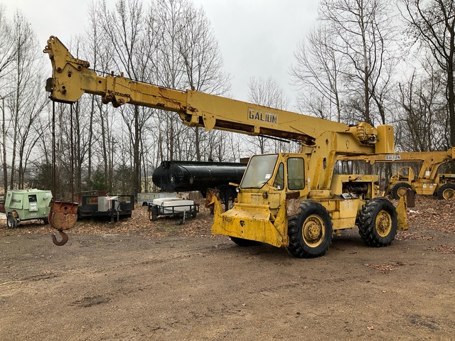 1979 Galion 150A 15 ton 4x4 Rough Terrain Crane 1979 Galion 150A 15 ton 4x4 Rough Terrain Crane