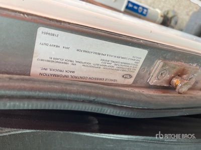 2014 Mack MRU613 Concrete Pump Truck