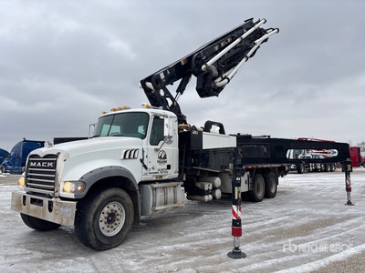 2016 Putzmeister BSF38Z-5.16H 37 ft on 2017 Mack GU713 6x4 Camion pompe à béton