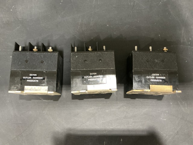 (3) Eaton M83383/04-05 Circuit Breakers