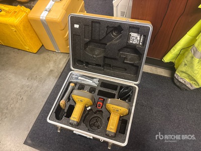 Quantity of (2) Topcon GR5 GPS UHF II Base/Rover Receivers