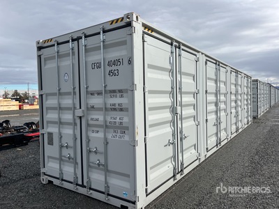 2025 40 ft High Cube Multi-Door Storage Container
