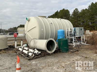 Quantity of (10) Progressive Pump & Treatment Electric Rain water collection system ورش و مخازن متنوعة