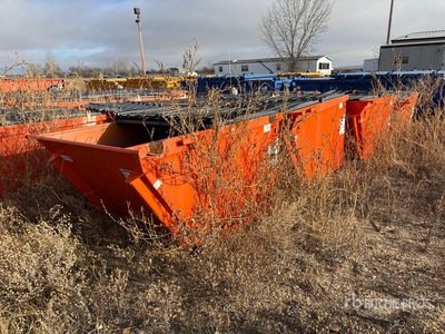 Quantity of (4) Ameri Kan 301 3 cyd Rear End Loader Waste Container