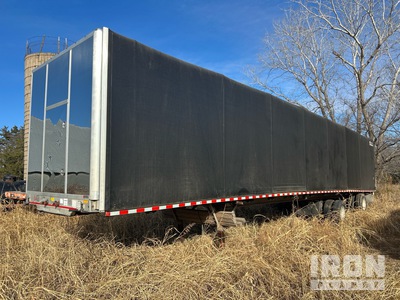 2014 East 53 ft T/A Spread Axle Curtain Side Trailer