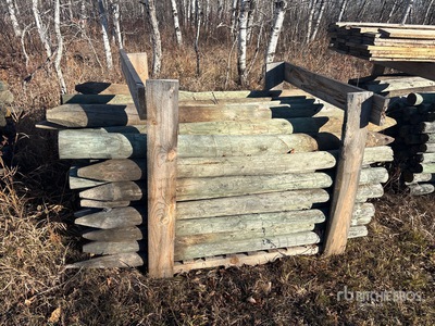 Quantity of (50) x 5 ft 5 in Fence Posts