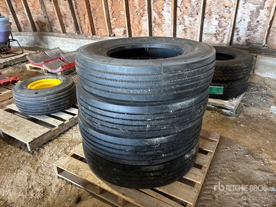 Quantity of (4) Kronos 11R24.5 Tires (Unused)