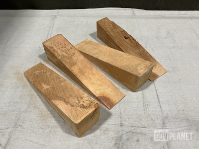 (29) Wooden Wedge Blocks