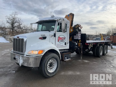 Effer 110-E-2S 8210 lb Knuckle Boom on 2011 Peterbilt 348 6x4 Camión Grúa