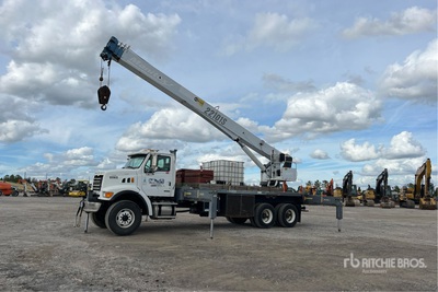 Manitex 22101S Straight Boom on 2007 Sterling LT7500 6x4 Camion à flèche