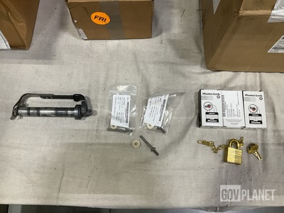 (136) Welding Studs, (1) Blade Pin, (1) Pad Lock Set & Assorted Items