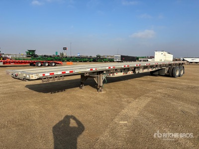 2010 Manac 53 ft T/A Remolque caja abierta