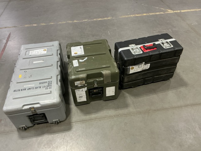 (16) Assorted Storage Cases (16) Assorted Storage Cases