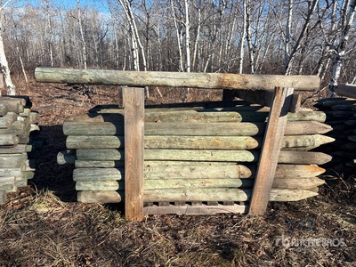 Quantity of (70) x 4 ft 4 in Fence Posts