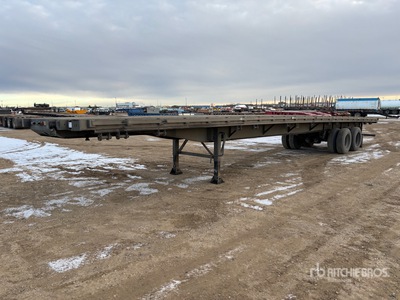 2018 Pitts 48 ft T/A Flatbed Trailer