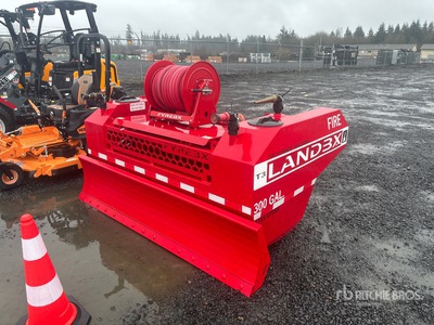 2024 Fyrebx LANDBX T3 90 in 300 gal Skid Steer Fire/Dust Suppression Attachment (Unused)