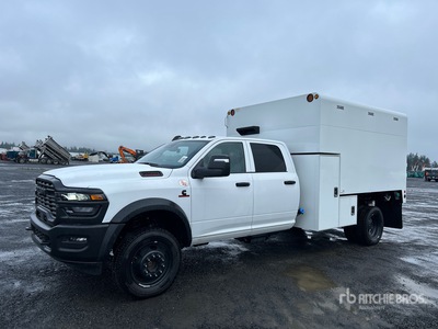 2025 Ram 5500 Tradesman 4x4 Crew Cab Camión con desmenuzadora (Unused)