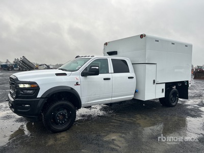2025 Ram 5500 Tradesman 4x4 Crew Cab Chipper Truck (Unused)