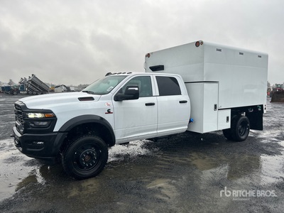 2025 Ram 5500 Tradesman 4x4 Crew Cab Chipper Truck (Unused)